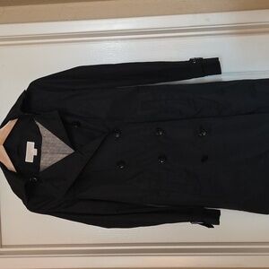 Michael Kors Classic Black Trench Coat